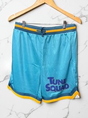 Tune Squad Men's Athletic Shorts - Blue and Yellow